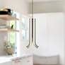 1_Kuzco Husk LED 9-in Polished Nickel Pendant