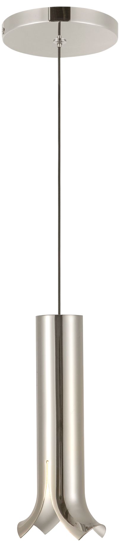 Image 3 Kuzco Husk LED 9-in Polished Nickel Pendant more views