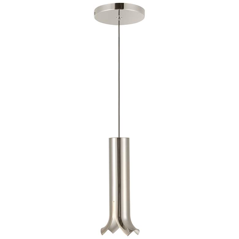 Image 3 Kuzco Husk LED 9-in Polished Nickel Pendant more views
