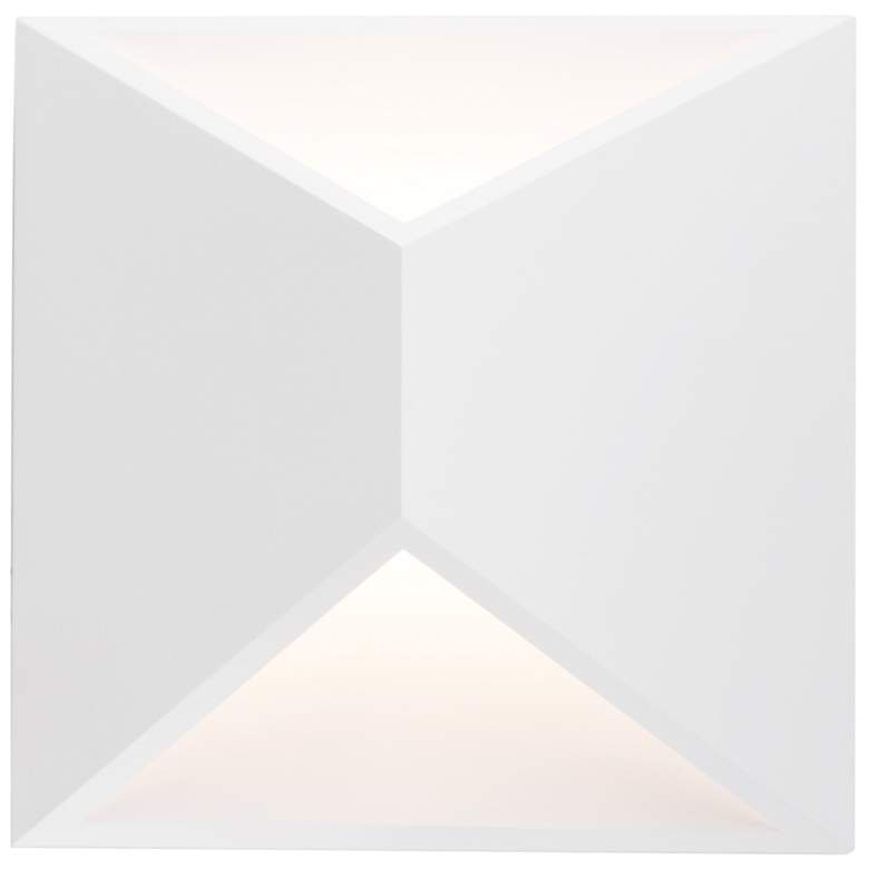 Image 1 Kuzco Indio LED 7-in White Exterior Wall Sconce