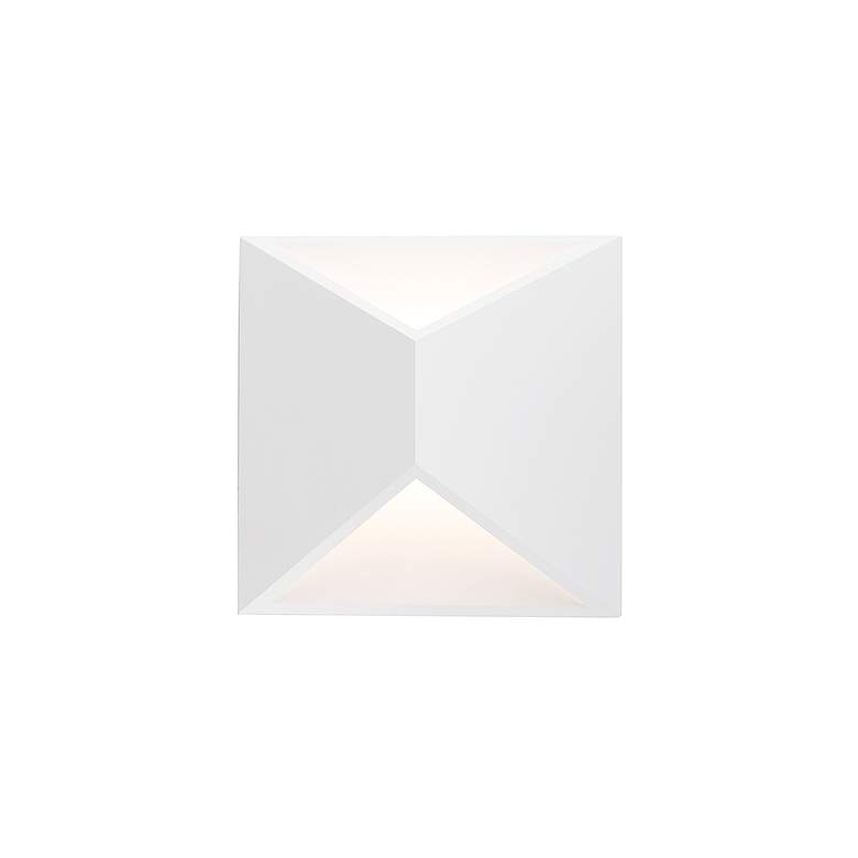 Image 2 Kuzco Indio LED 7-in White Exterior Wall Sconce more views