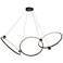 Kuzco Isho LED 3 Head Black Chandelier
