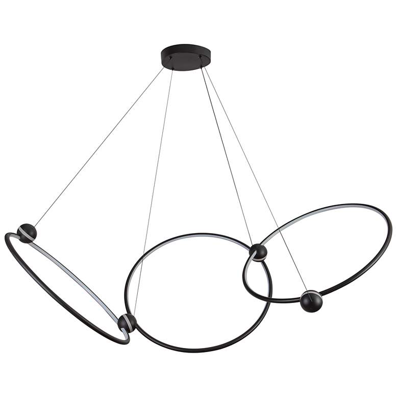Image 2 Kuzco Isho LED 3 Head Black Chandelier more views