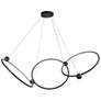 2_Kuzco Isho LED 3 Head Black Chandelier more views