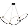 3_Kuzco Isho LED 3 Head Black Chandelier more views
