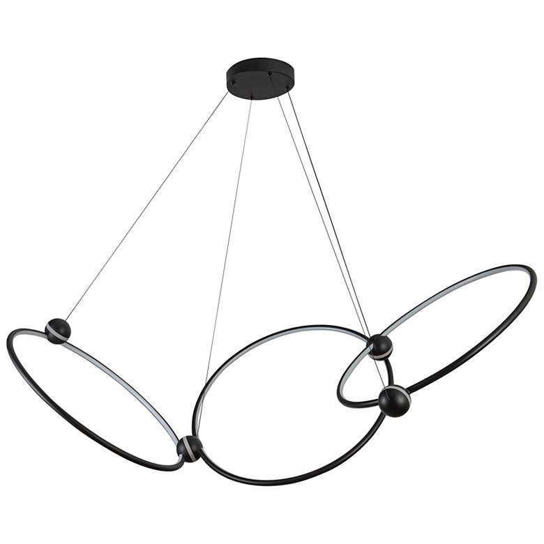 Image 4 Kuzco Isho LED 3 Head Black Chandelier more views