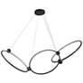 4_Kuzco Isho LED 3 Head Black Chandelier more views