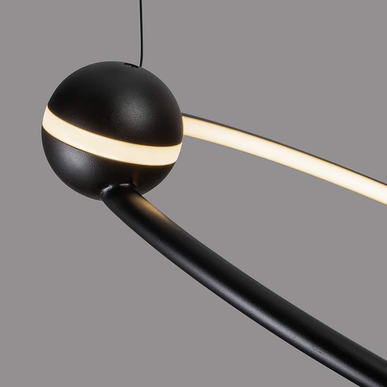 Image 5 Kuzco Isho LED 3 Head Black Chandelier more views