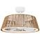 Kuzco Isla LED 24-in White/Braided Rope Ceiling Fan