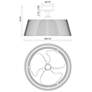 5_Kuzco Isla LED 24-in White/Braided Rope Ceiling Fan more views