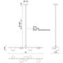 4_Kuzco Jayden LED 40-in Black/Brushed Gold Linear Pendant more views