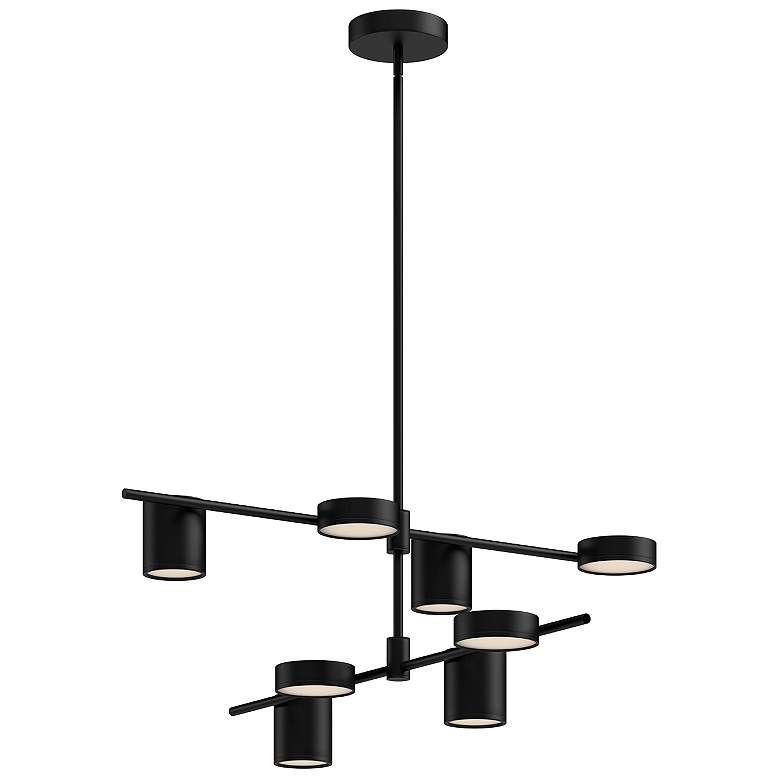 Image 1 Kuzco Jayden LED 40-in Black LED Chandeliers