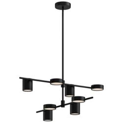 Kuzco Jayden LED 40-in Black LED Chandeliers