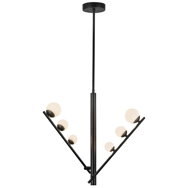 Image 1 Kuzco Juniper LED 2 Head Black/Opal Glass Pendant