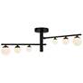 3_Kuzco Juniper LED 2 Head Black/Opal Glass Semi-Flush Mount more views