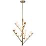 3_Kuzco Juniper LED 5 Head Brushed Gold/Opal Glass Chandelier more views