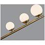 4_Kuzco Juniper LED 5 Head Brushed Gold/Opal Glass Chandelier more views