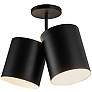 1_Kuzco Keiko E26 14-in Black Semi-Flush Mount