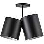 4_Kuzco Keiko E26 14-in Black Semi-Flush Mount more views