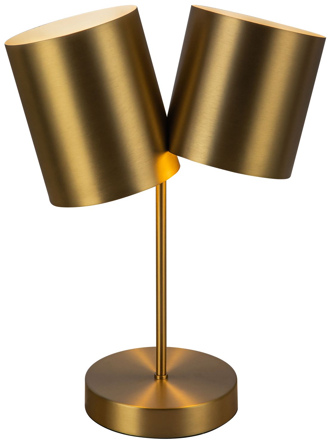 Image 3 Kuzco Keiko E26 14-in Brushed Gold Table Lamp more views