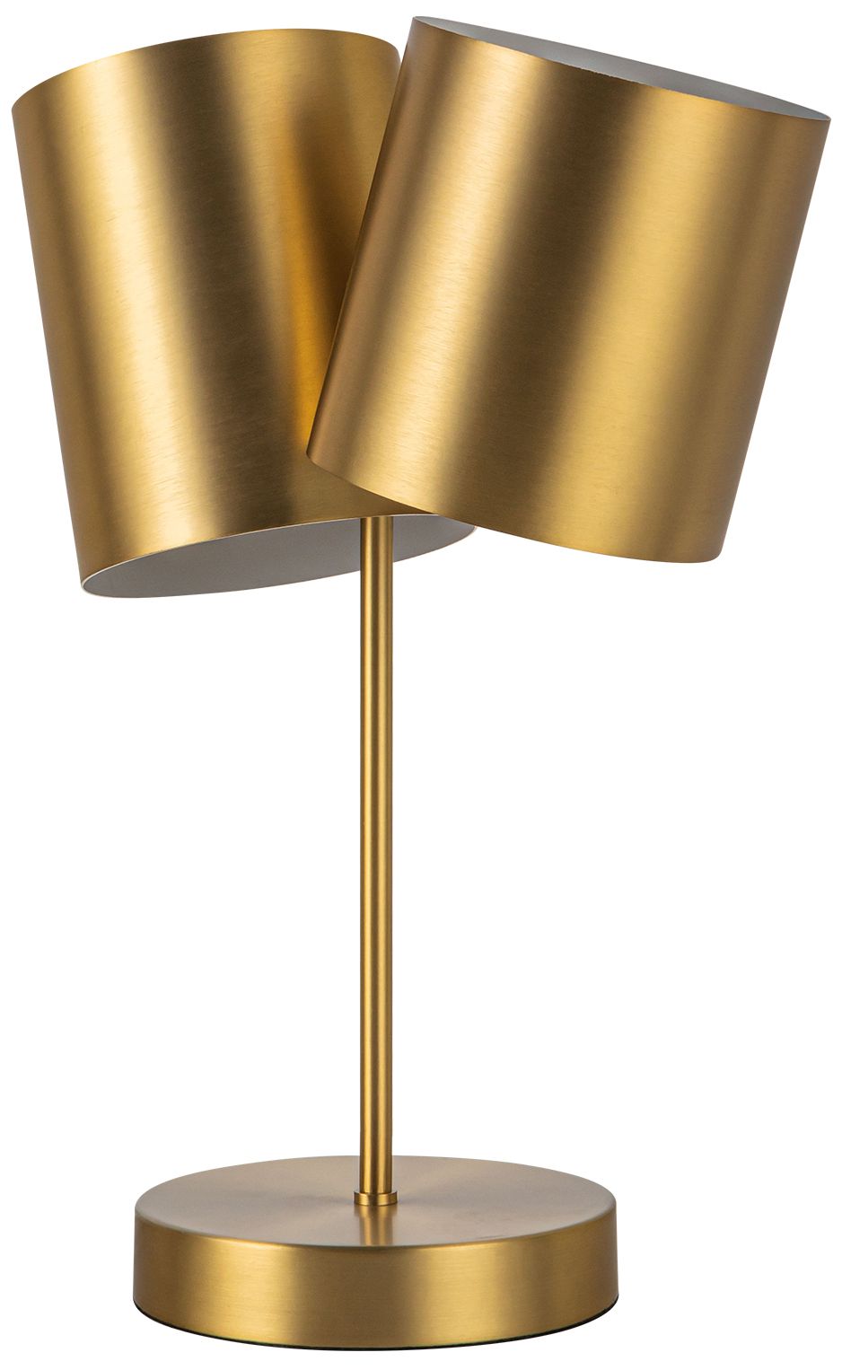 Image 6 Kuzco Keiko E26 14-in Brushed Gold Table Lamp more views