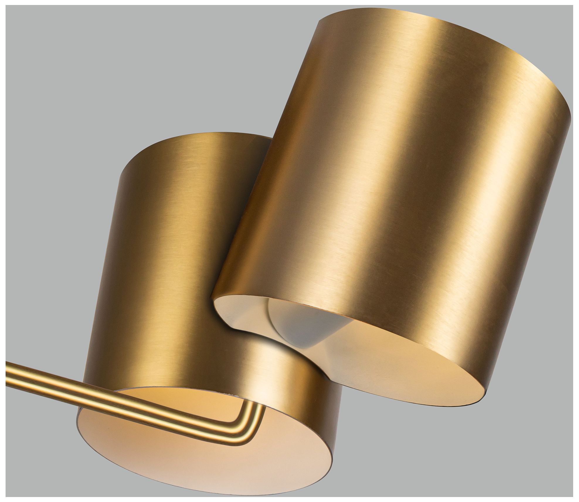 Image 5 Kuzco Keiko E26 30-in Brushed Gold Chandelier more views