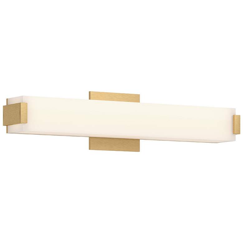 Image 1 Kuzco Latitude LED 21-in Brushed Gold Vanity Light