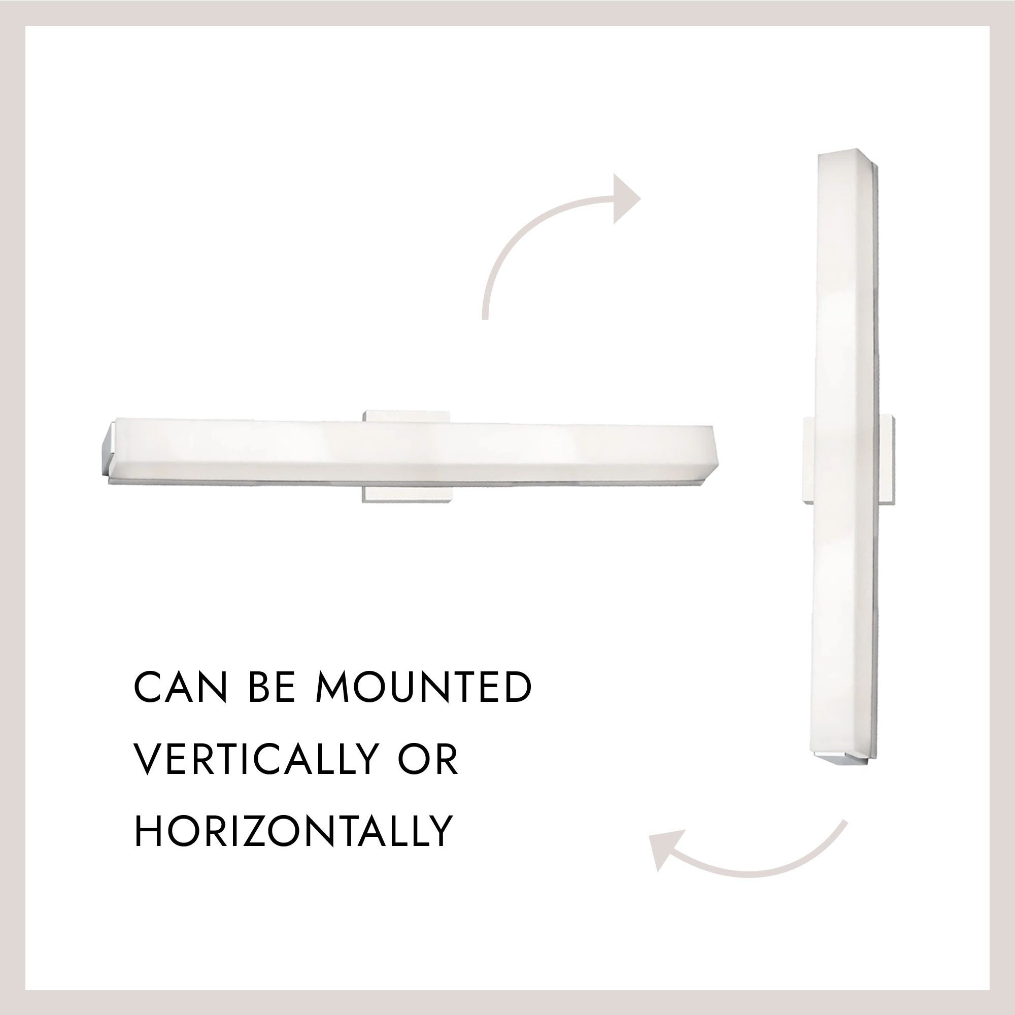 Image 4 Kuzco Latitude LED 37-in Chrome Vanity Light more views