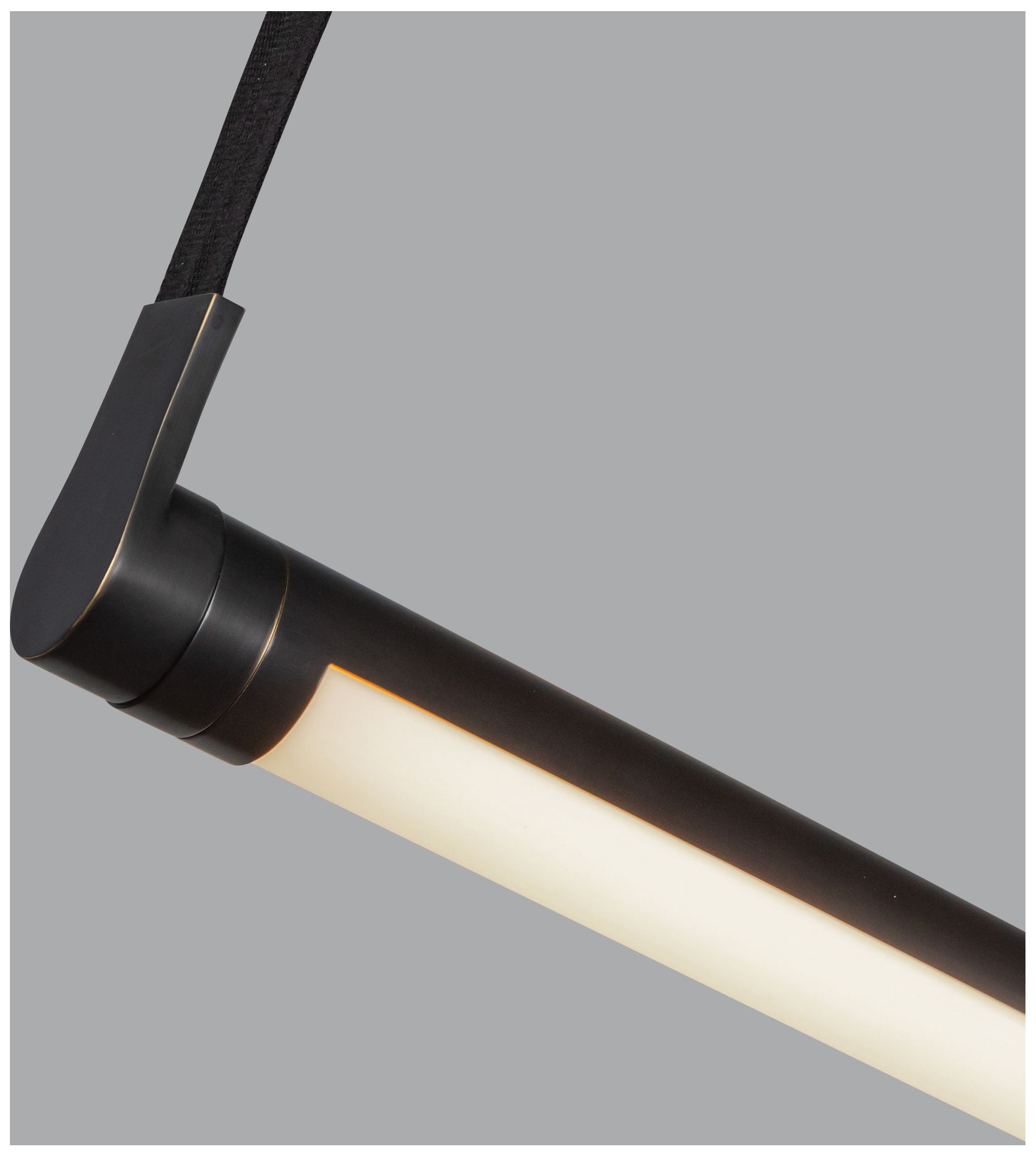 Image 4 Kuzco Laurence LED 41-in Urban Bronze Linear Pendant more views