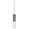 Kuzco Lena LED 3-in Brushed Nickel Pendant