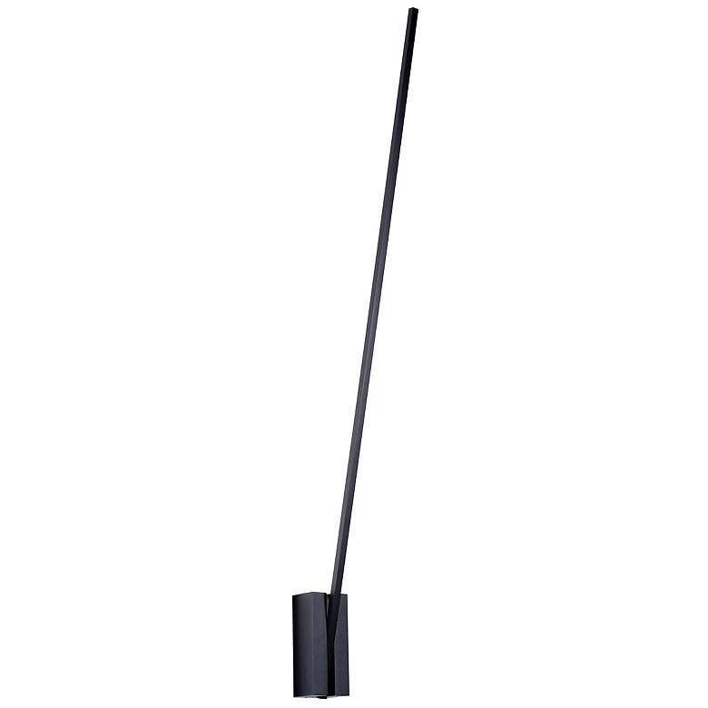 Image 1 Kuzco Lever LED 48-in Black Wall Sconce