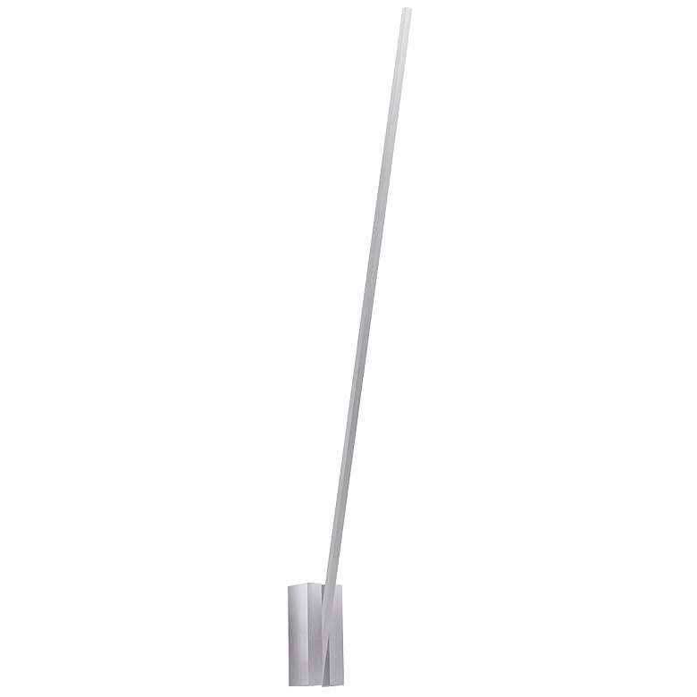 Image 1 Kuzco Lever LED 48-in Brushed Nickel Wall Sconce