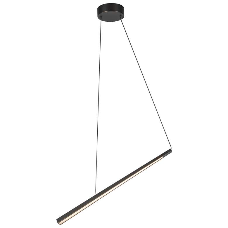 Image 1 Kuzco Lex LED 24-in Urban Bronze Linear Pendant