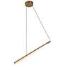 1_Kuzco Lex LED 24-in Vintage Brass Linear Pendant