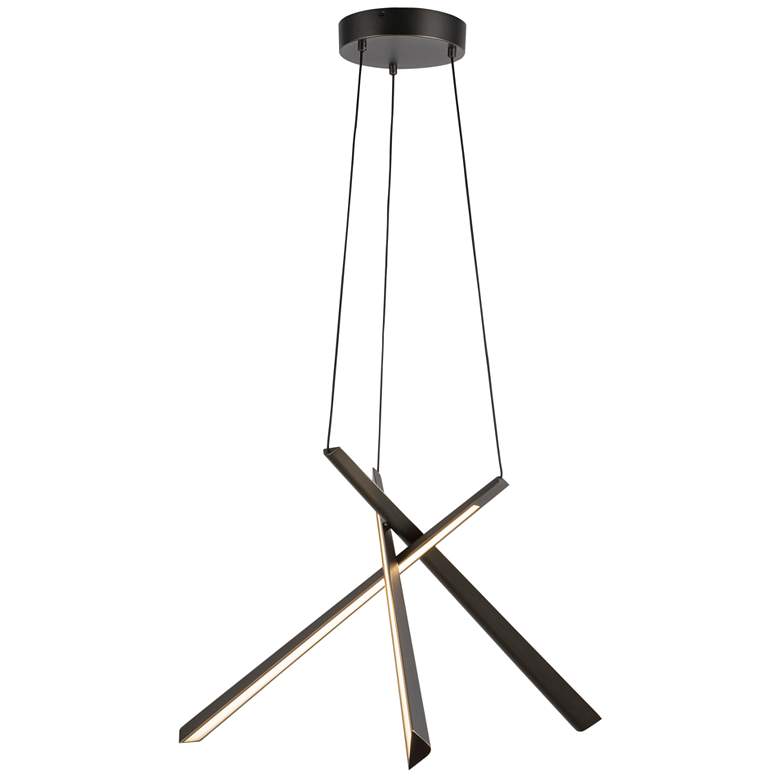 Image 1 Kuzco Lex LED 27-in Urban Bronze LED Chandelier