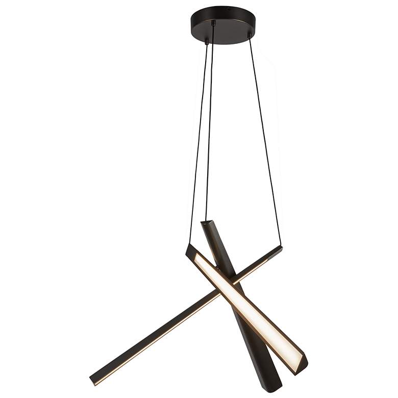 Image 2 Kuzco Lex LED 27-in Urban Bronze LED Chandelier more views