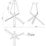 5_Kuzco Lex LED 27-in Urban Bronze LED Chandelier more views