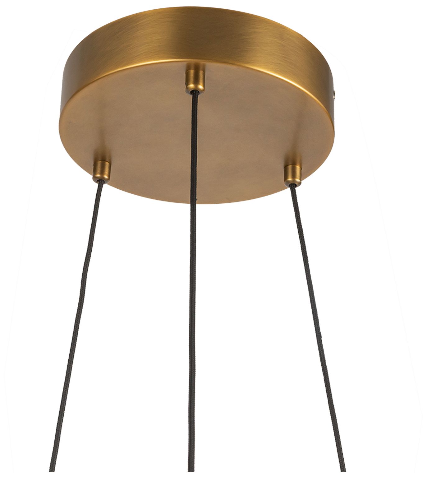 Image 6 Kuzco Lex LED 27-in Vintage Brass LED Chandelier more views