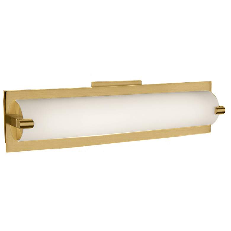 Image 1 Kuzco Lighthouse LED 18-in Brushed Gold Vanity Light