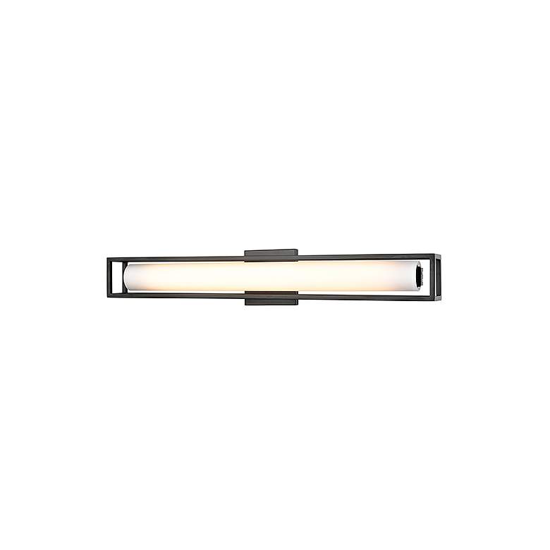 Image 2 Kuzco Lochwood LED 21-in Black Wall Sconce more views