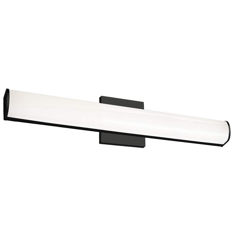 Image 1 Kuzco Longitude LED 20-in Black Vanity Light
