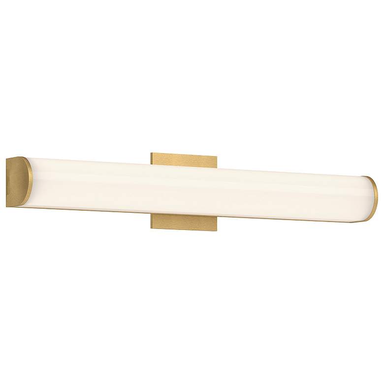 Image 1 Kuzco Longitude LED 24-in Brushed Gold Vanity Light