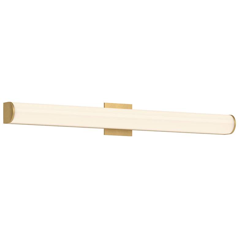 Image 1 Kuzco Longitude LED 36-in Brushed Gold Vanity Light