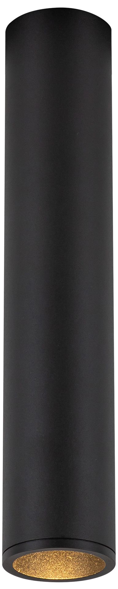 Image 2 Kuzco Lorna 11-in (2-in Dia.) 36 Degree Optic Black LED Flush Mount more views