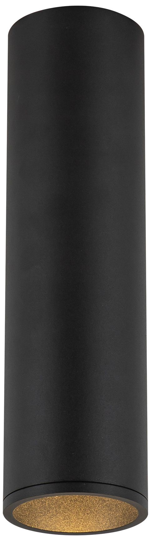 Image 2 Kuzco Lorna 11-in (3-in Dia.) 36 Degree Optic Black LED Flush Mount more views