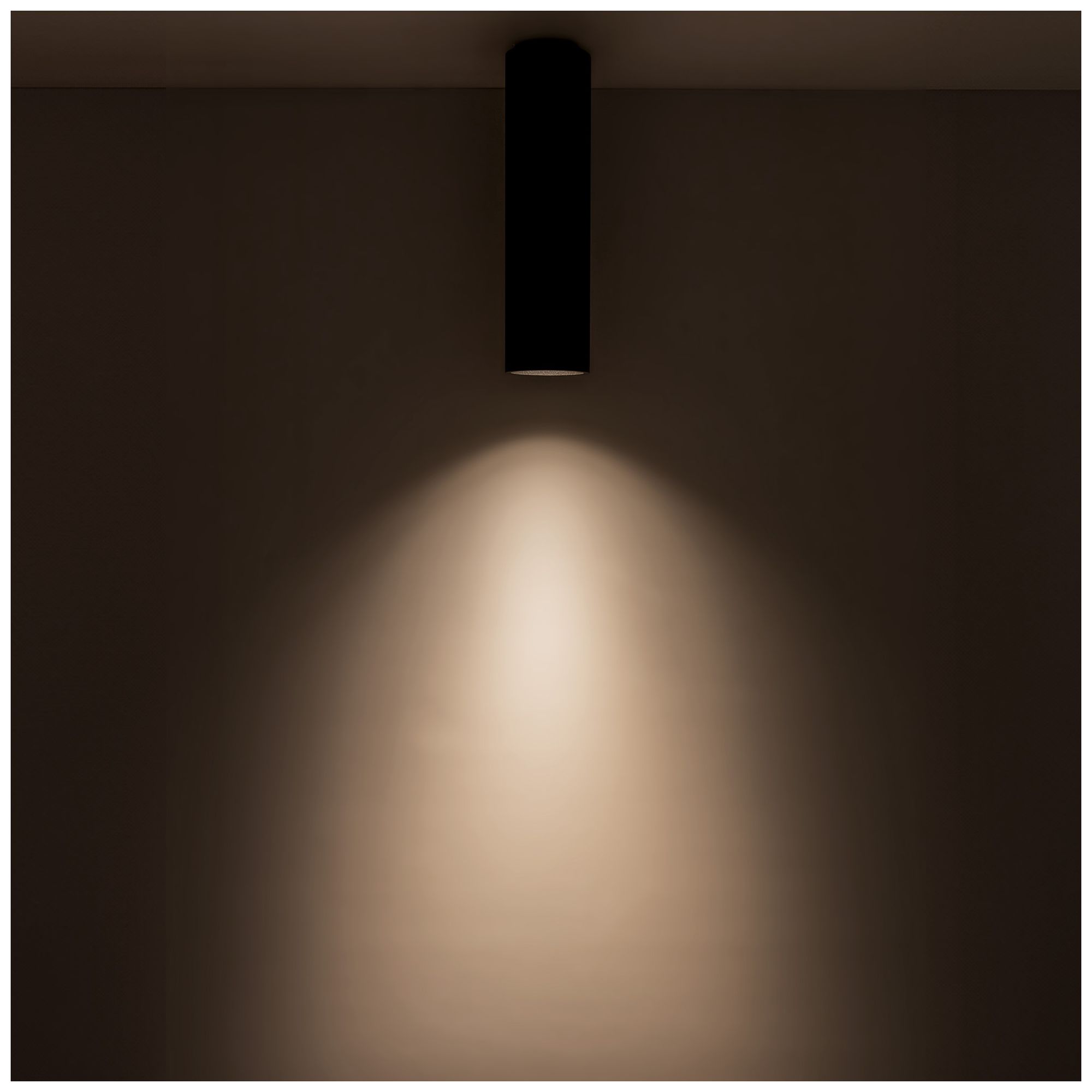 Image 4 Kuzco Lorna 11-in (3-in Dia.) 36 Degree Optic Black LED Flush Mount more views