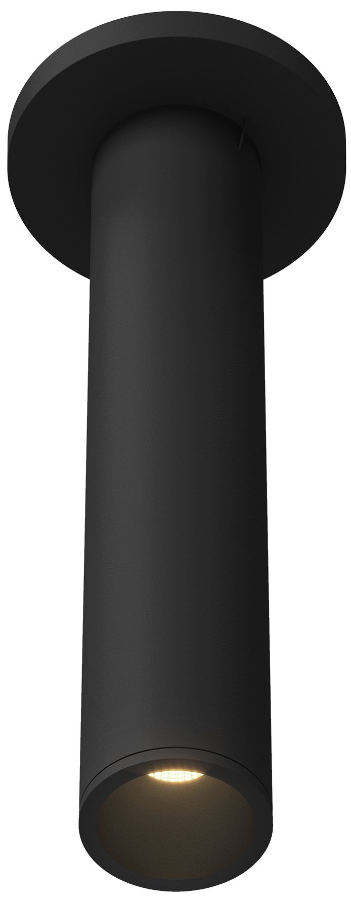 Kuzco Lorna 12-in (2-in Dia.) 36 Degree Optic Black LED Ceiling Mount