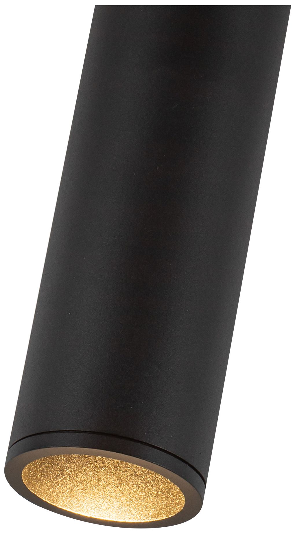Image 4 Kuzco Lorna 12-in (2-in Dia.) 36 Degree Optic Black LED Ceiling Mount more views