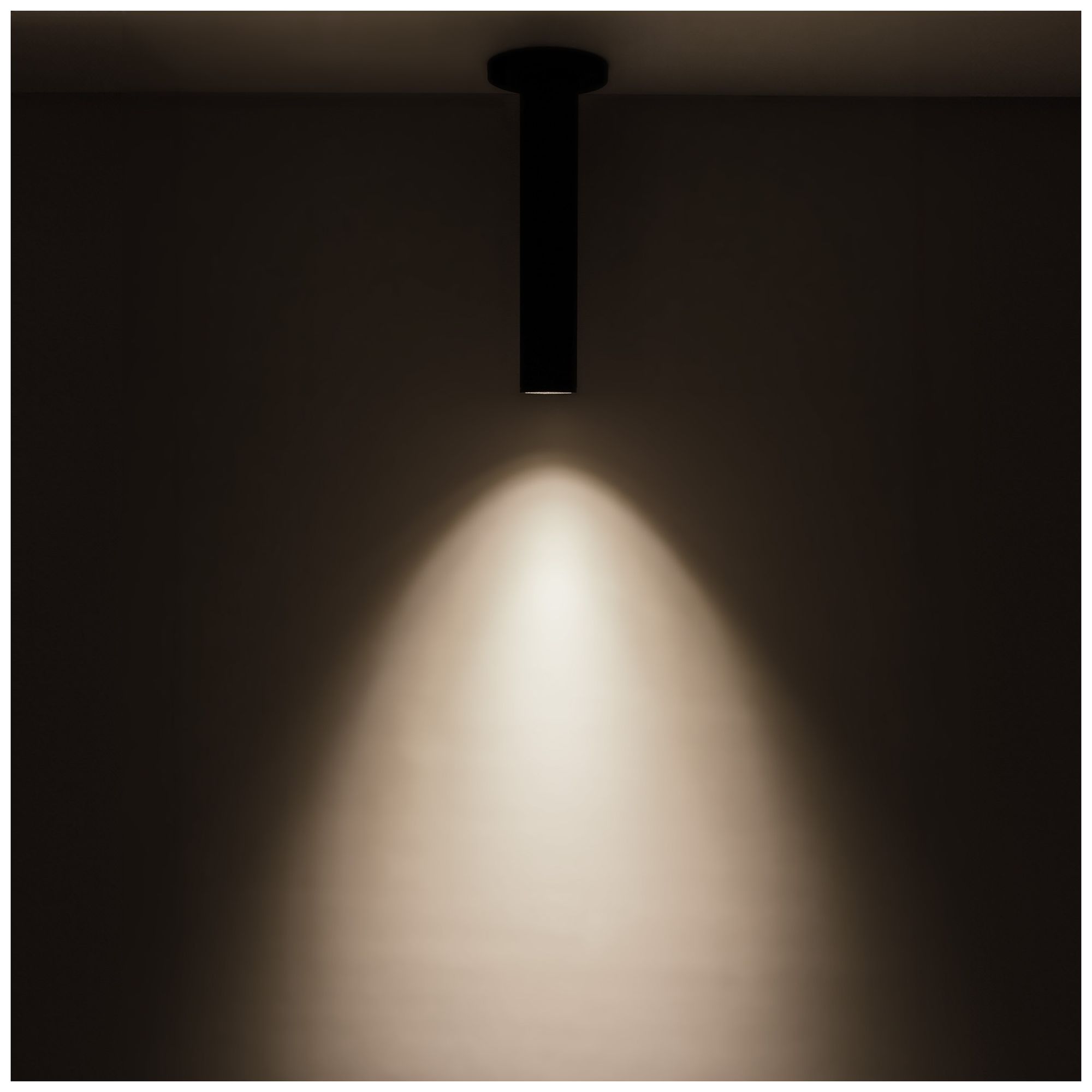 Image 5 Kuzco Lorna 12-in (2-in Dia.) 36 Degree Optic Black LED Ceiling Mount more views
