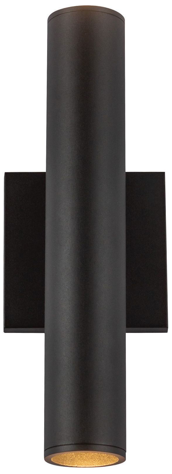 Image 3 Kuzco Lorna 12-in (2-in Dia.) 36 Degree Optic Black LED Wall Sconce more views